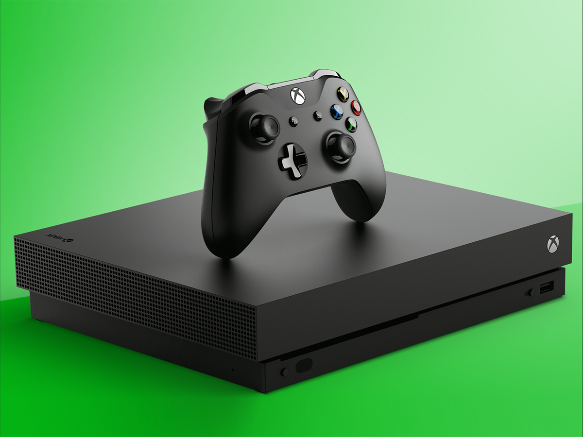 Microsoft Xbox One X (450 фунтов стерлингов)