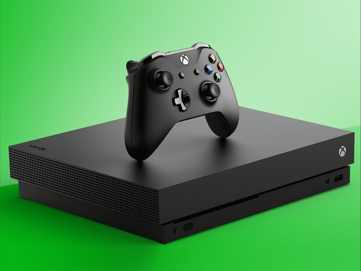So you just got a… Microsoft Xbox One X Stuff