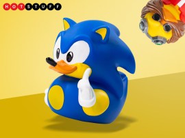 The latest Tubbz is a cosplaying duck dressed as Sonic The Hedgehog