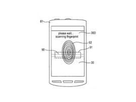 Sony fingerprint-scanning screen patent appears