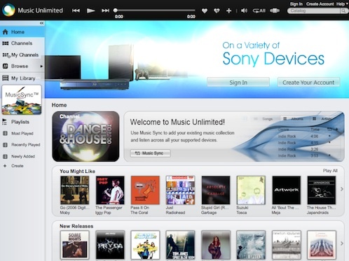 Sony Music Unlimited app to launch for iPhone