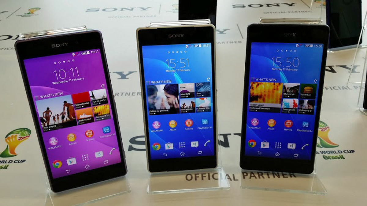 Sony Xperia Z2 screen