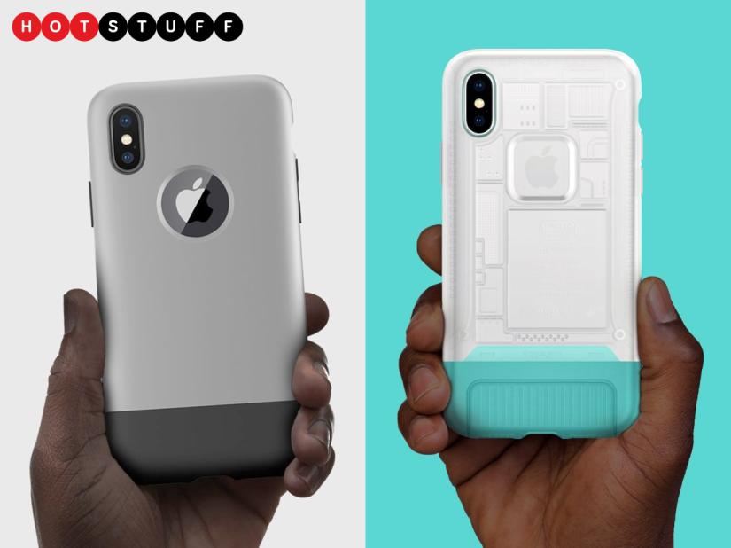 Spigen’s Classic iPhone cases have your iPhone X cosplay as the original iMac and iPhone