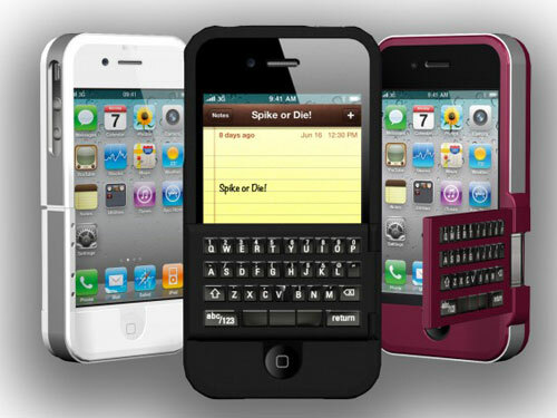 SoloMatrix Spike iPhone case offers full keyboard