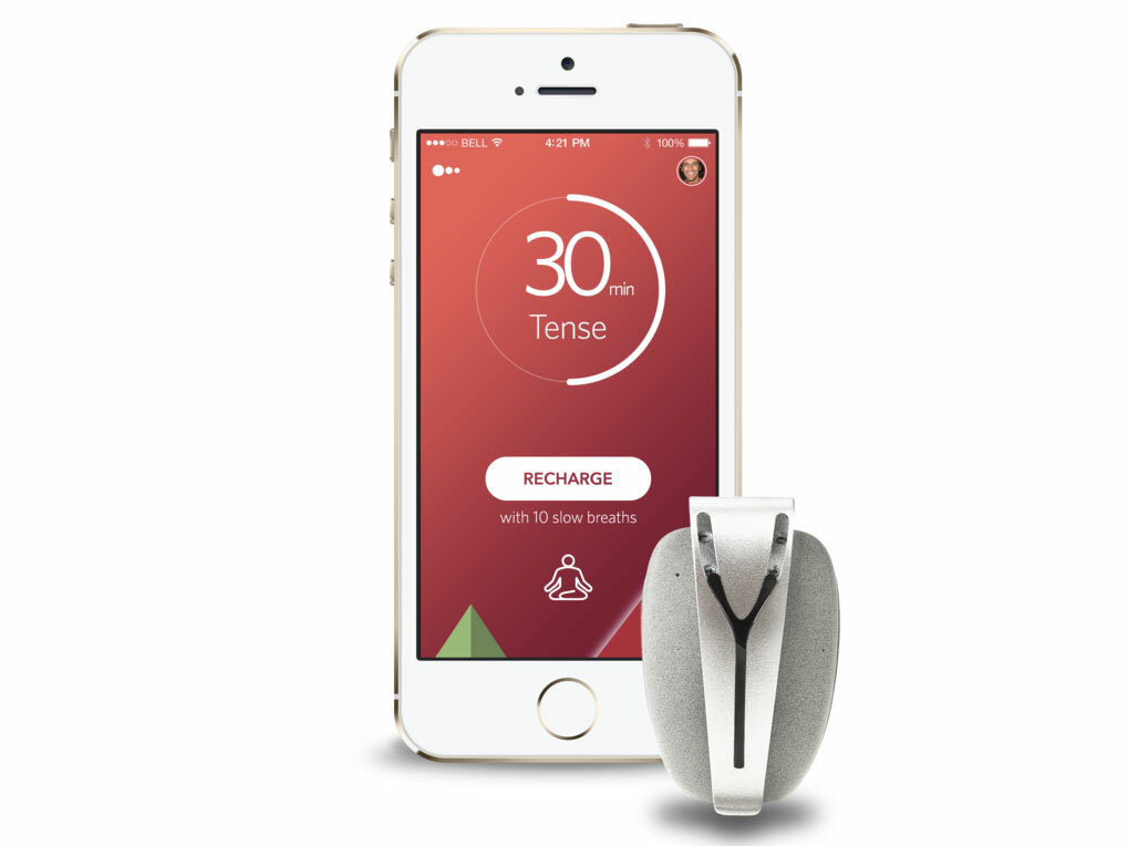This smart pebble tracks your breathing, tells you when you need to calm down an