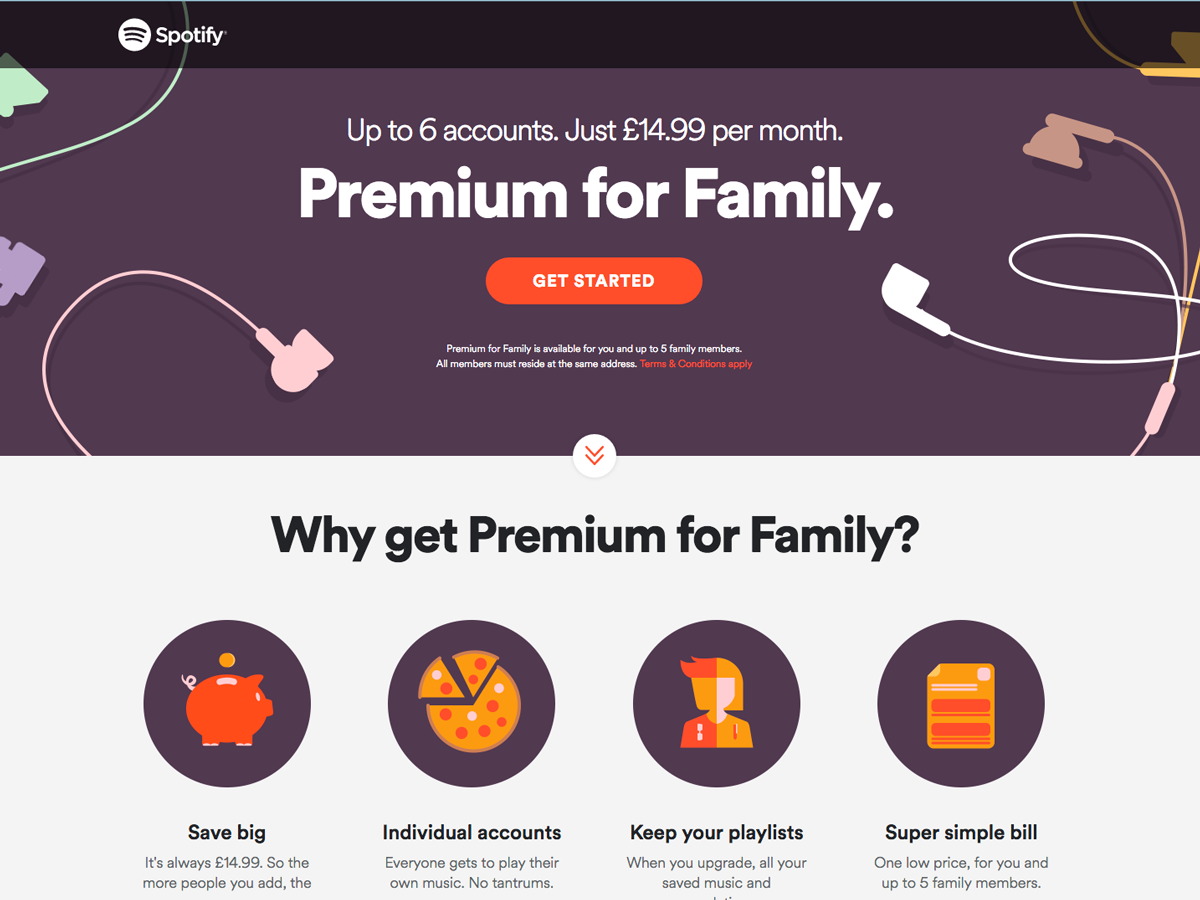 6) Share the costs with your Spotify Family