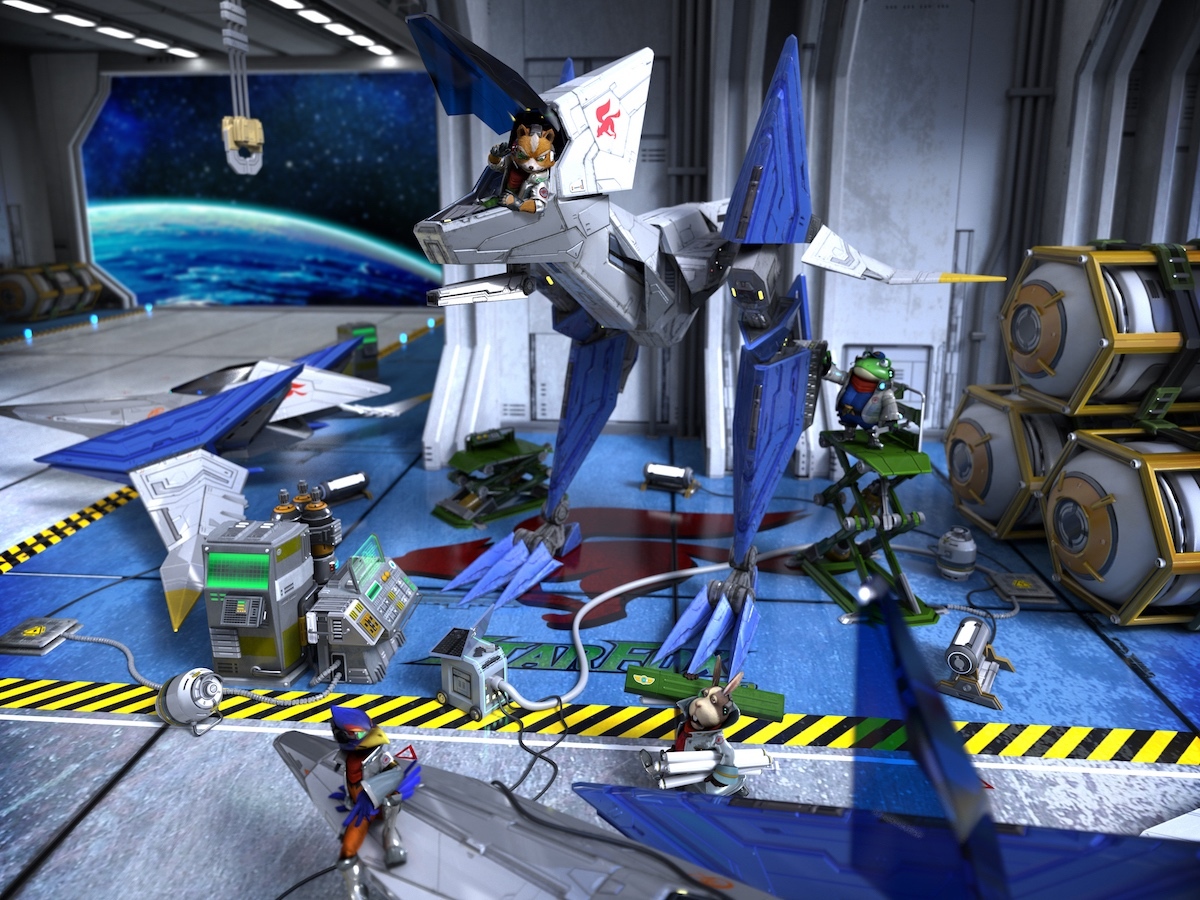 Star Fox Zero - Corneria comparison (3DS vs. Wii U)