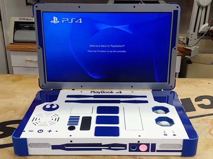 We’d punch an Ewok in the face for this portable R2-D2 PS4