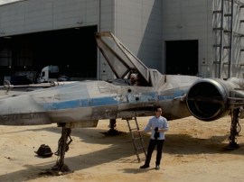 First look at the new X-Wing fighter in Star Wars: Episode VII