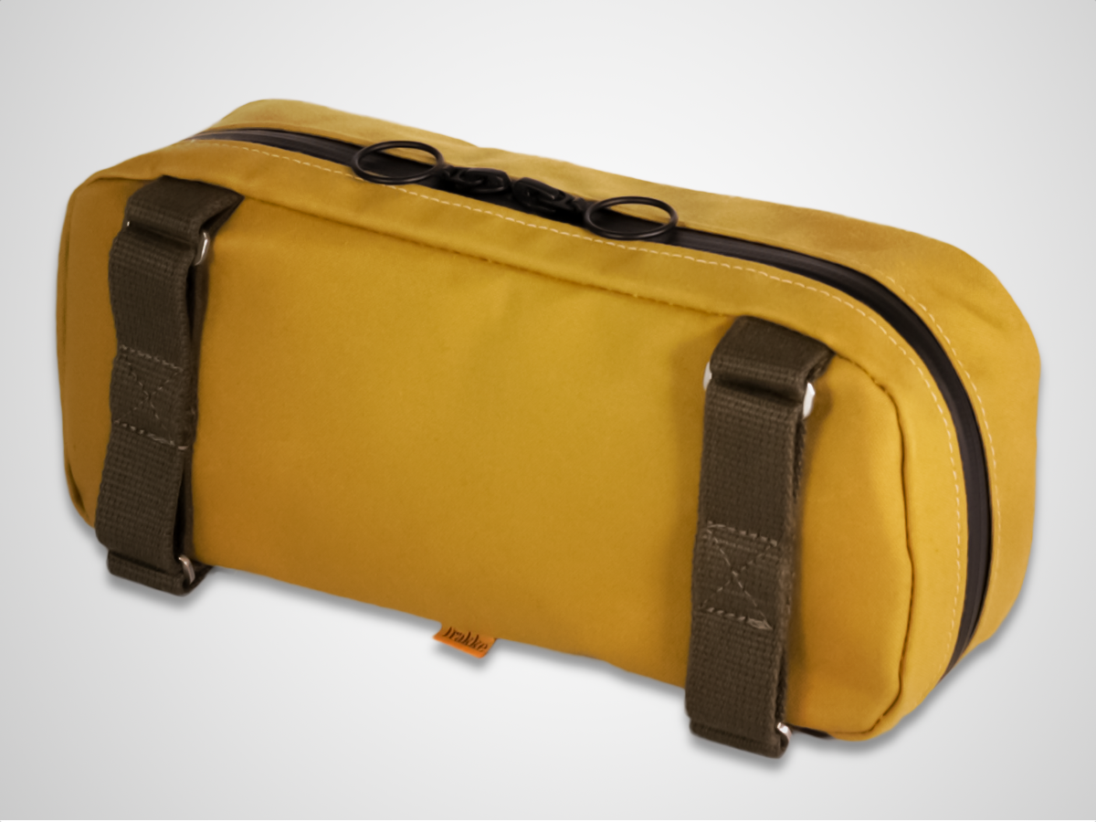 The hardy holder: Trakke Laggan Travel Accessory Pouch (£50)