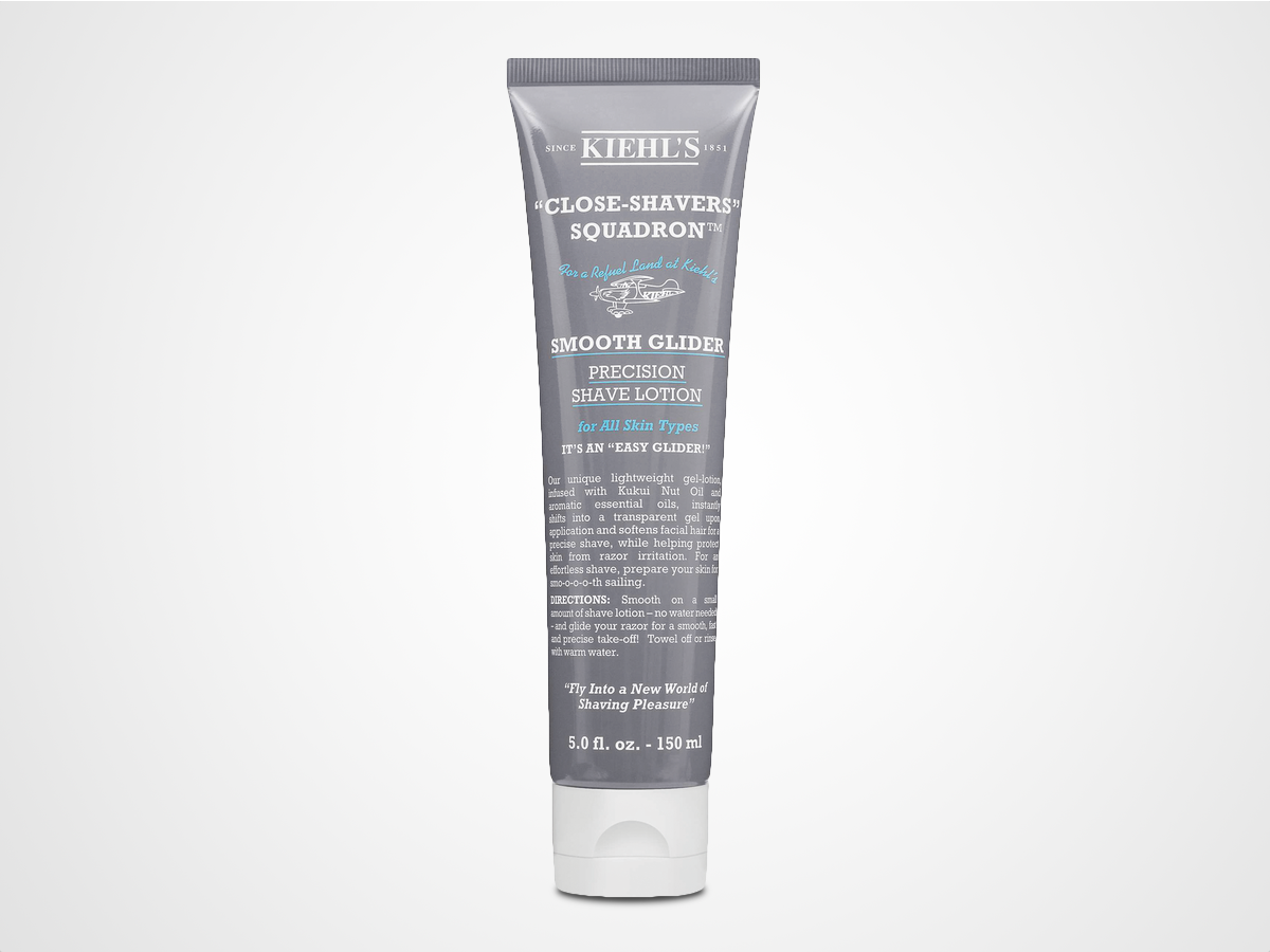 The nutty nick-stopper: Kiehl’s Smooth Glider Shave Lotion (£17)