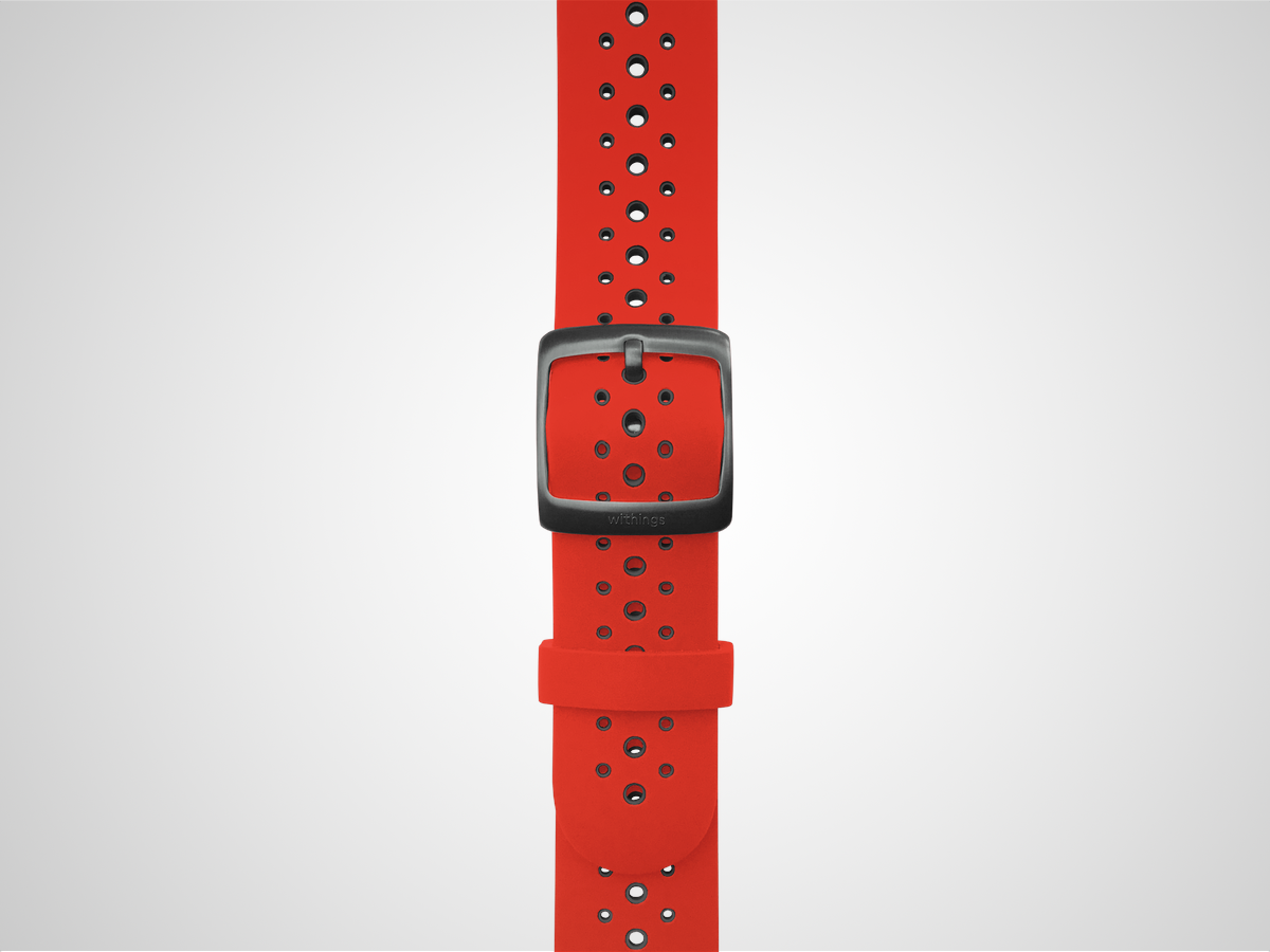 Perforated Hoop: Withings Silicone Wristband (£30)
