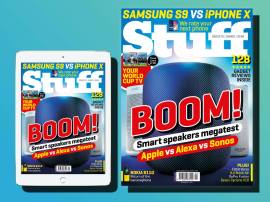 Smart speakers megatest, Samsung S9 vs iPhone X and and more in the new Stuff – out now!