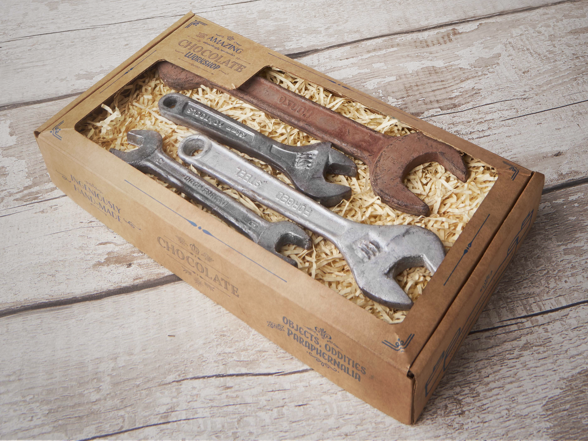 Chocolate Spanner set (£28)