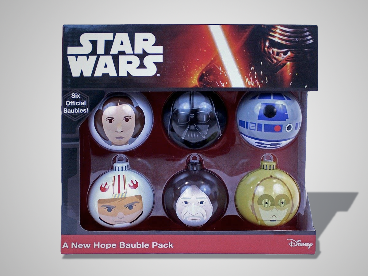 A New Hope Baubles (£12)