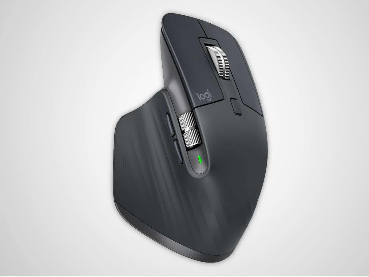 The sculpted taskmaster: Logitech MX Master 3 (£100)