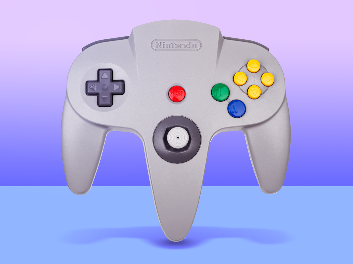 3) Nintendo 64 controller (1996)