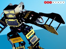 Super Anthony is a nimble, combat-ready, programmable battle robot with a penchant for punching