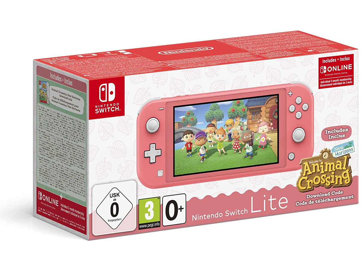 Nintendo Switch Lite with Animal Crossing and Nintendo Switch Online (3 months)
