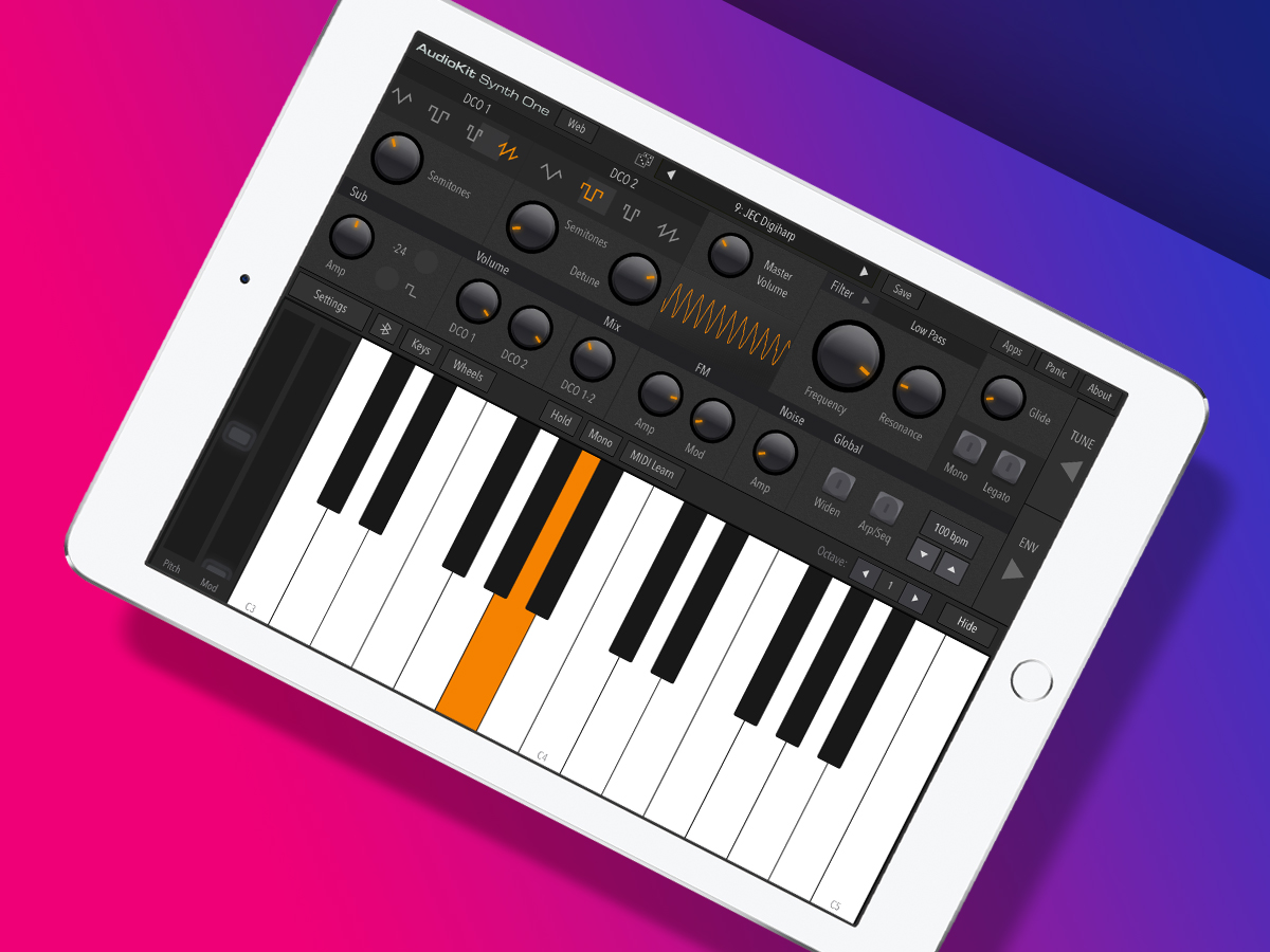 AudioKit Synth One Synthesizer: best free iOS synth