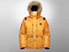This jacket has a wrist-mounted wind turbine