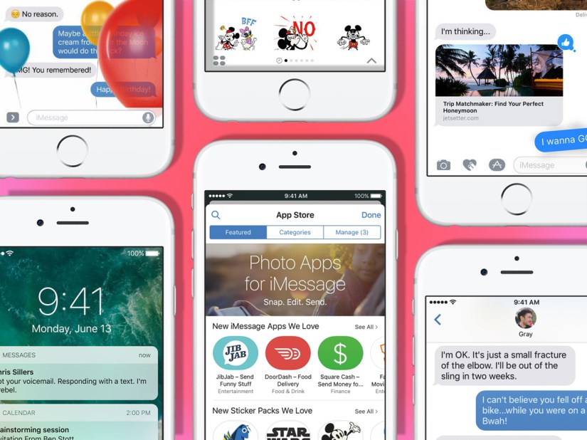 The text-iest features iOS 10 will bring to your iPhone’s Messages app