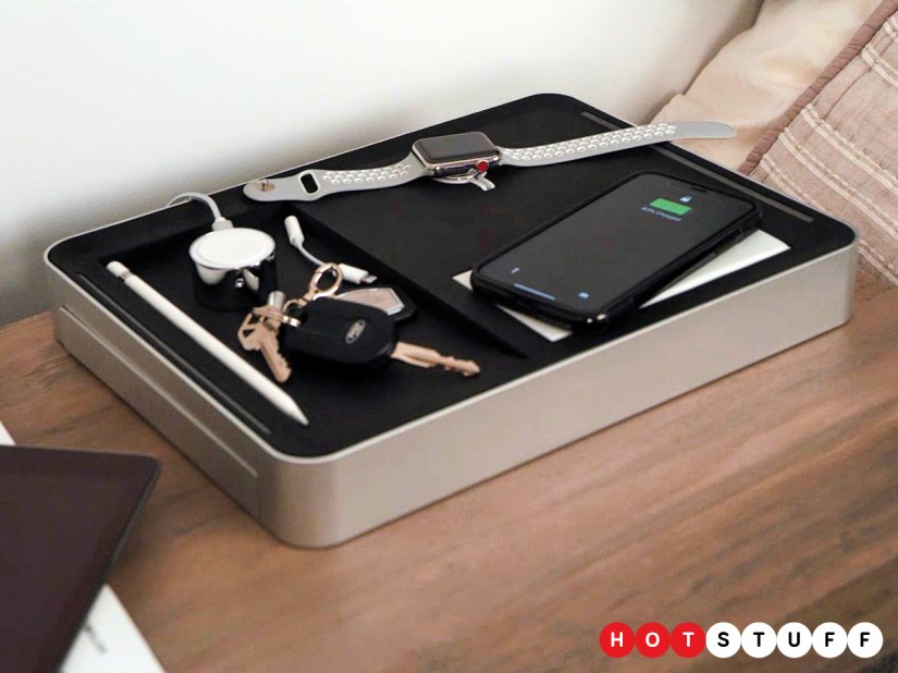 The Dock is a charger that wants to cut clutter and also ensure you know where your keys are