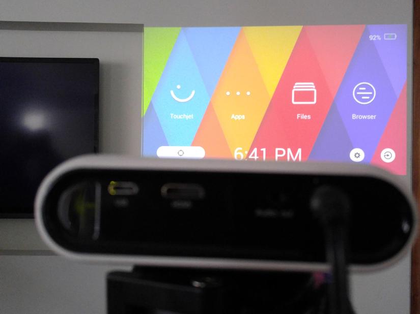 Pocket-sized Android projector turns any flat surface into an 80in touchscreen