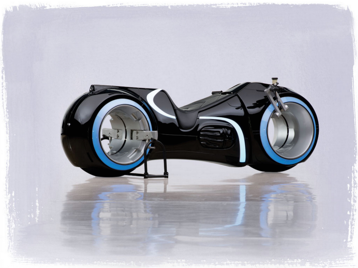 Functional Tron bike sold