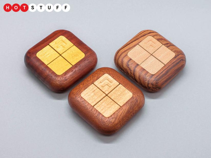 This wooden thing has buttons that control your home