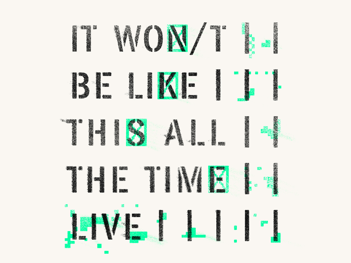 Album: The Twilight Sad - IT WON/T BE LIKE THIS ALL THE TIME LIVE