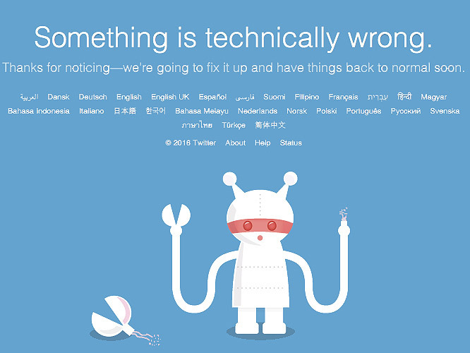 Don’t panic: Twitter is down