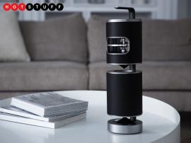 UPstage 360 is a premium hi-res smart speaker that wants to envelop you in its 360-degree soundstage