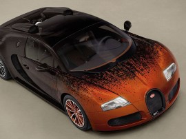 Bernar Venet Bugatti Veyron proves art can have four wheels