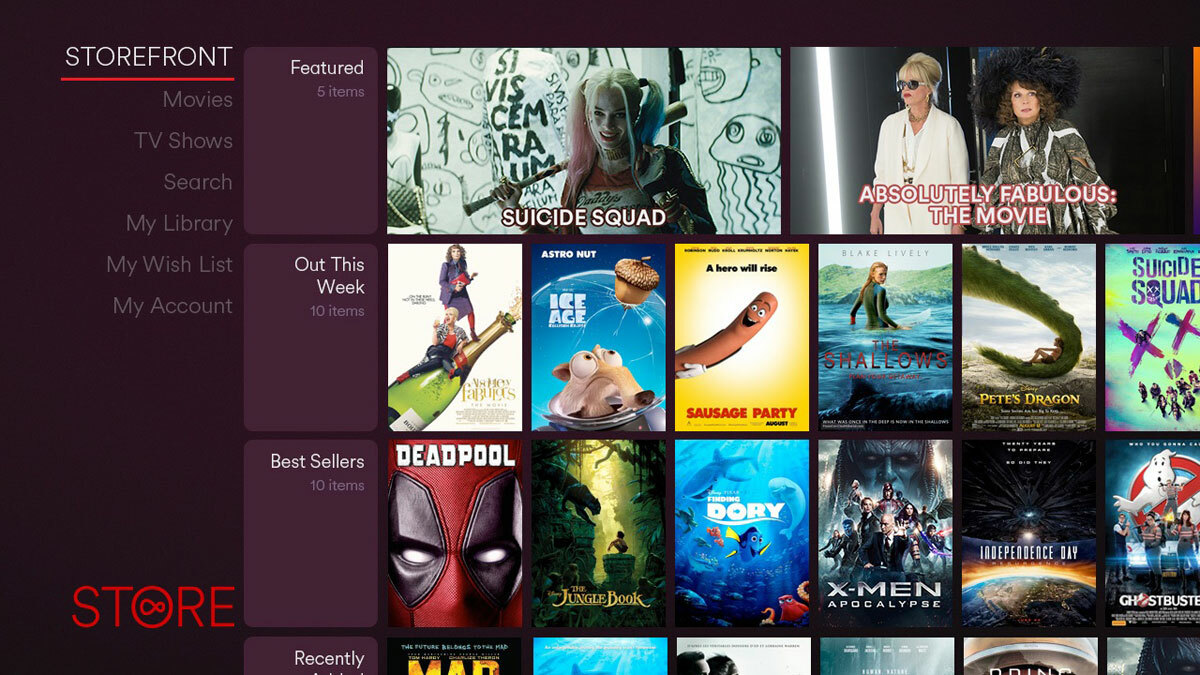 5) It sells movies through the Virgin Media Store