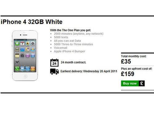 White iPhone 4 leaked