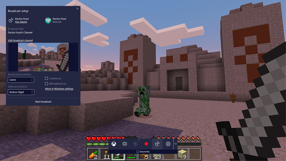 3) You can stream games straight off your laptop