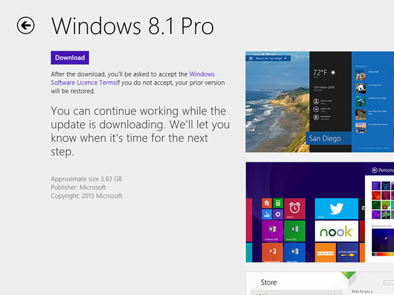 Windows Store 8.1 Pro