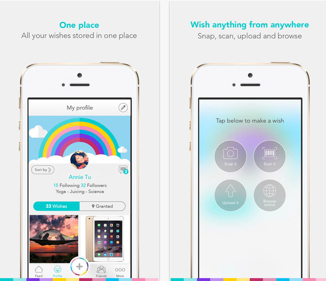 5. Wisher (Android, iOS, Chrome)