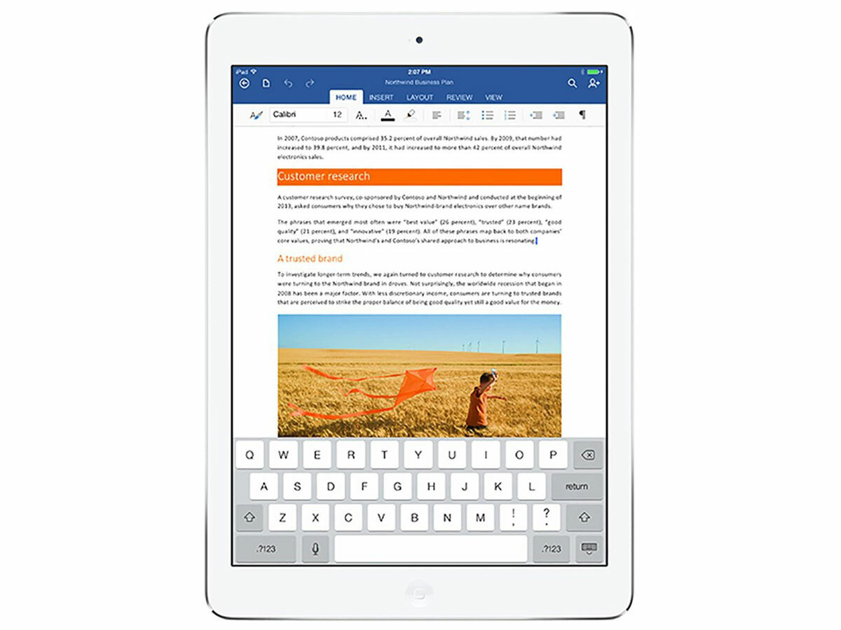 Word on iPad