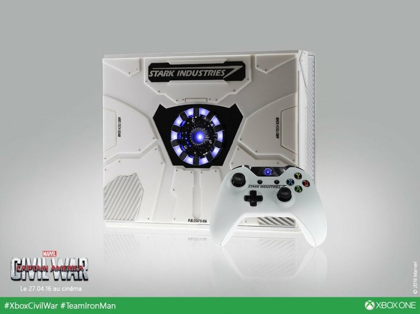 Tony Stark designed this official Iron Man-themed Xbox One