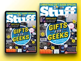 Our Christmas Gift Guide Special is packed full of 132 ace gift ideas, we also put the OnePlus 6T to the test & much more in Stuff’s Xmas issue – out now!