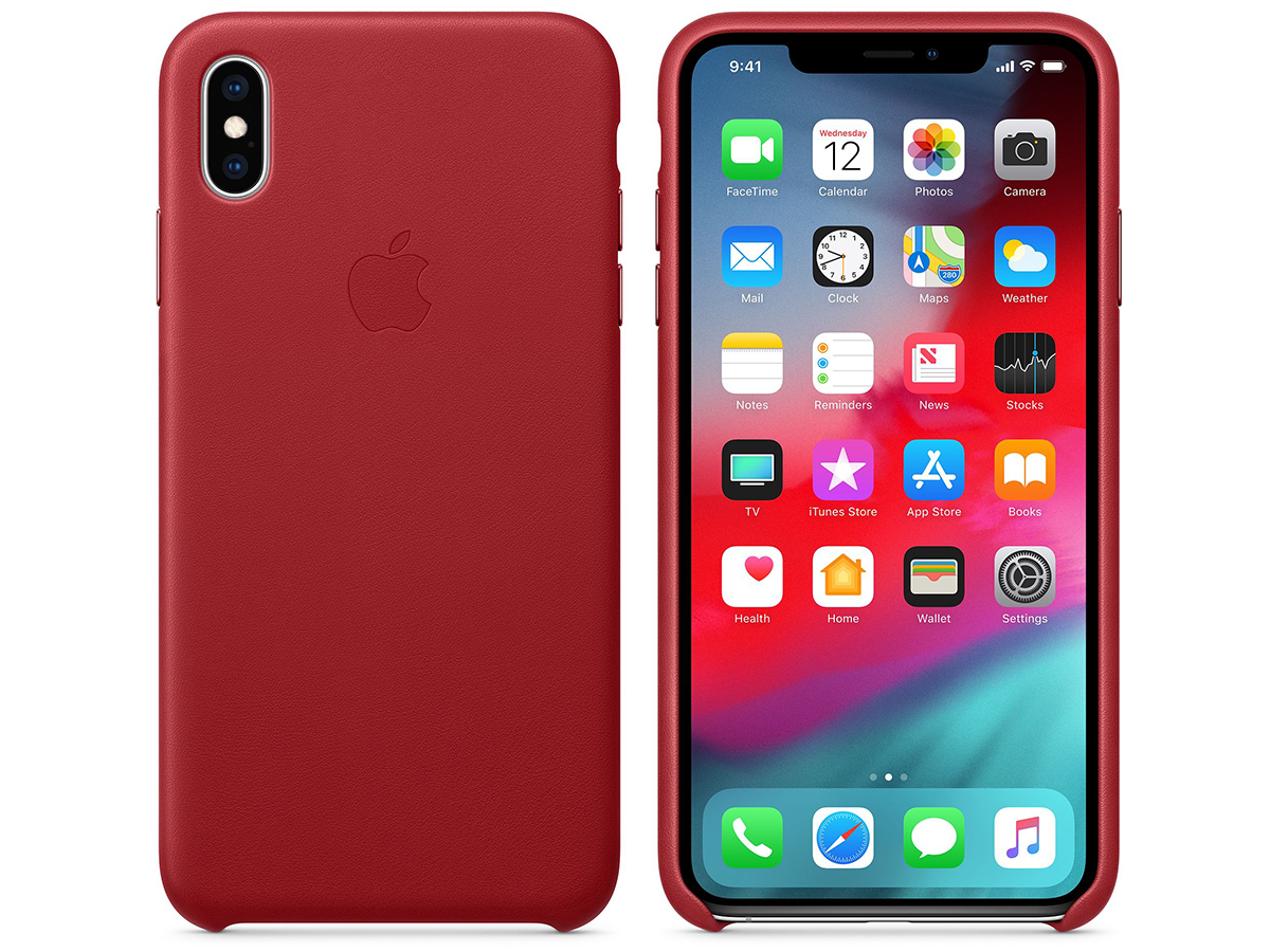 Apple iPhone XS Leather Case (£55)