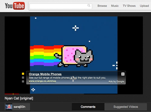 YouTube redesign: follow the Cosmic Panda