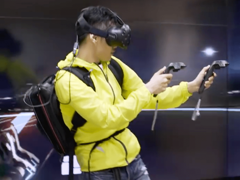 Want to go mobile with the HTC Vive? Strap a PC to your back