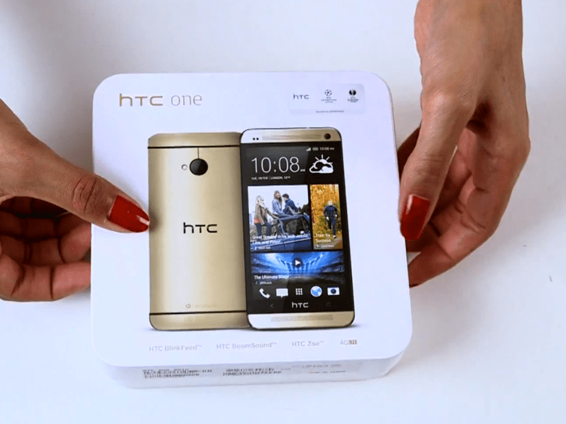 Video: Gold HTC One unboxing