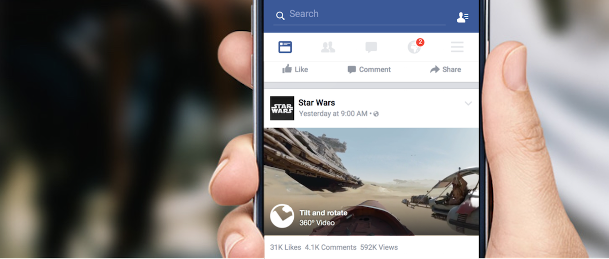 Facebook gets 360 Videos