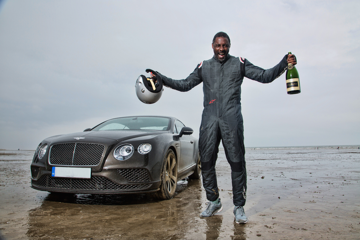 Idris Elba breaks British land speed record