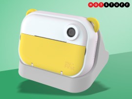 myFirst Insta Wi is an all-in-one camera, photo printer and label maker for tiny creative types