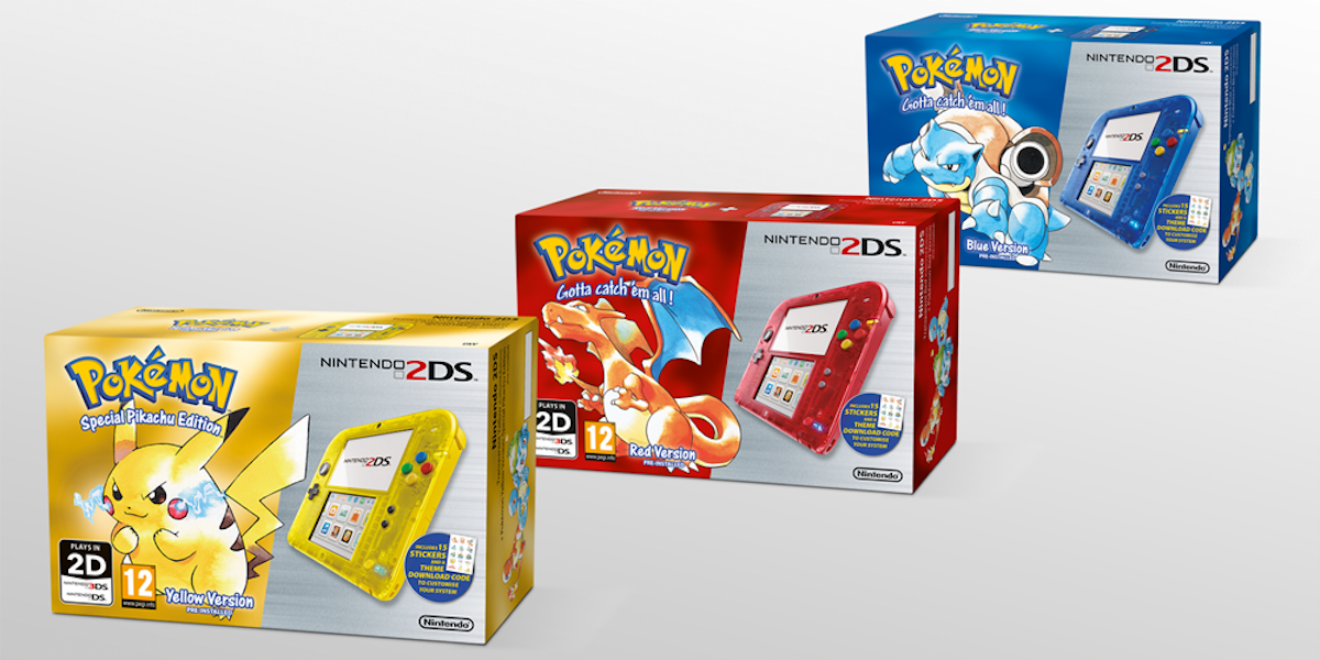 Pokémon 2DS bundles coming